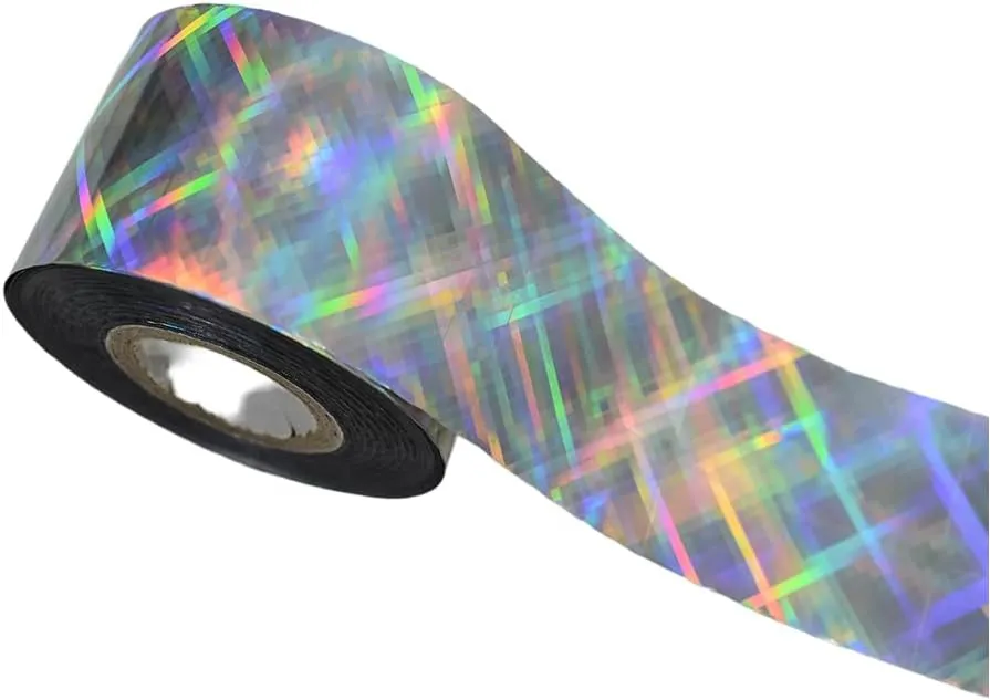1 roll 100m Nail Foil Holographic Transfer Foil Paper Laser Metal Effect Nail Art Decals Decorations (2002)