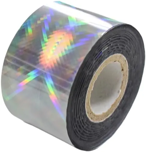 1 roll 100m Nail Foil Holographic Transfer Foil Paper Laser Metal Effect Nail Art Decals Decorations (2002)