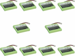 10 Pcs 600mAh/2.4V Replacement Battery for Swissvoice Aeris 196T Aeris 196PT