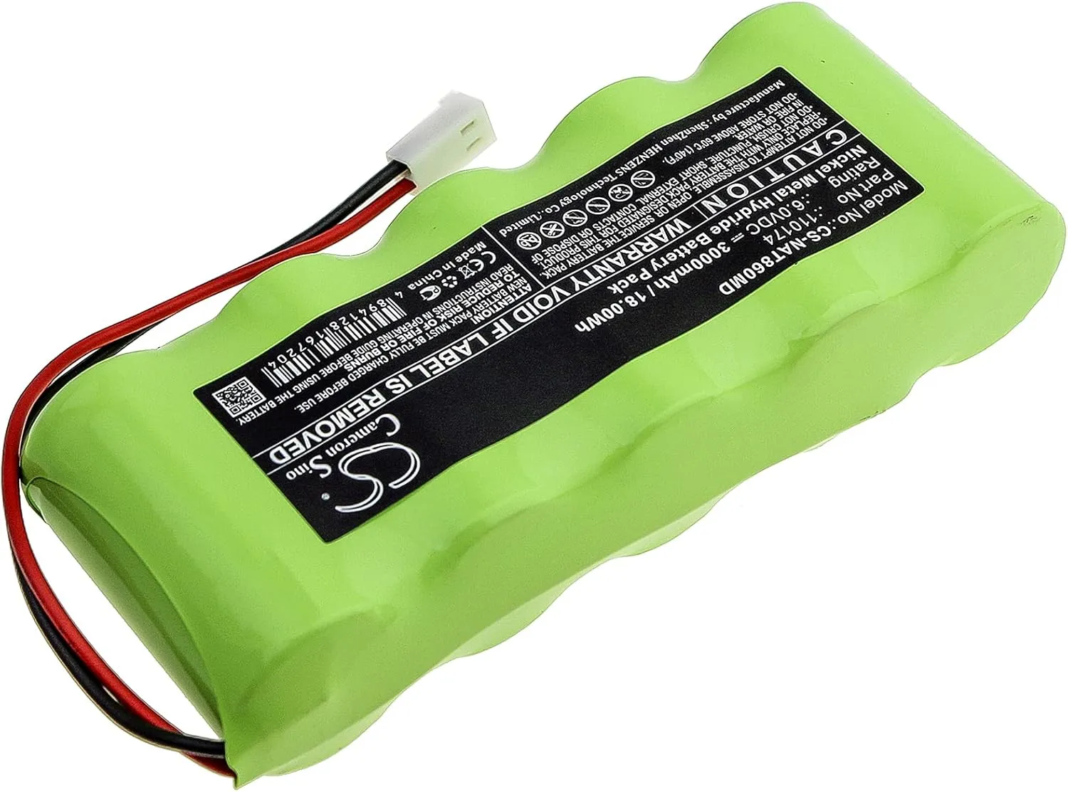 110174, Replacement Battery for NONIN oximter 8600, oximter 8604, oximter 8700, oximter 8800 3000mAh