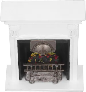 1:12 Dollhouse Miniature Living Fireplace Cute Simulation Dollhouse Accessories Toys for Home Decoration
