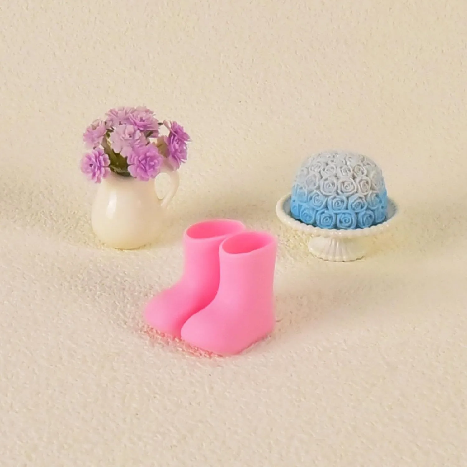 1:12 Scale Dollhouse Accessories Scene Layout Childrens Day Ornament Potted Decoration Cute Lightweight Mini Doll House Toys, Style C