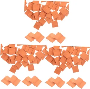 150pcs Miniature Roof Tiles Lifelike Tiny Blocks for Models for Boys and Girls Crafts Garden Decor for Creative Projects and Model Building