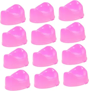 16pcs Miniature Toilet Models for Doll Houses Realistic Doll House Accessories Decorative for Play for DIY Bathroom Scenes