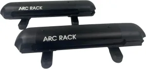 18" Small Multi-Purpose Roof Car Carrier, Transport 2 Ski's, 2 Snowboards, 4 Fishing Poles.. Carry Cargo Box/Kayak Rack on one Side While securing Your Ski or Fishing Poles.(Black, Small)