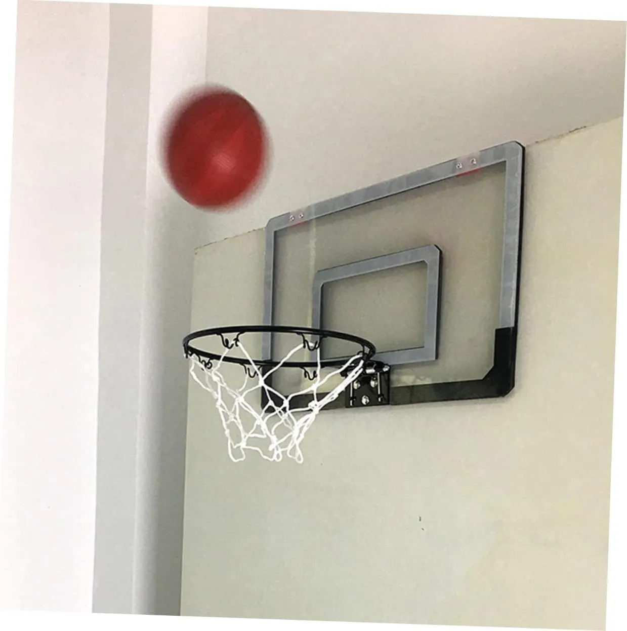 1pc Basketball Hoop Game Suspension Basketball Indoor Basketballs Over Door Basketball Hoop Indoor Mini Toy Mini Basketball Ball Basketball Shooting Sets Creative Basketball Board