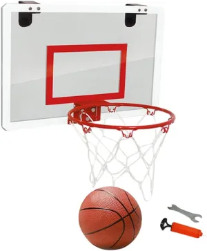 1pc Mini Basketball Board Transparent Door Hanging Design No Punching Required Easy Assembly for Fun Made Material