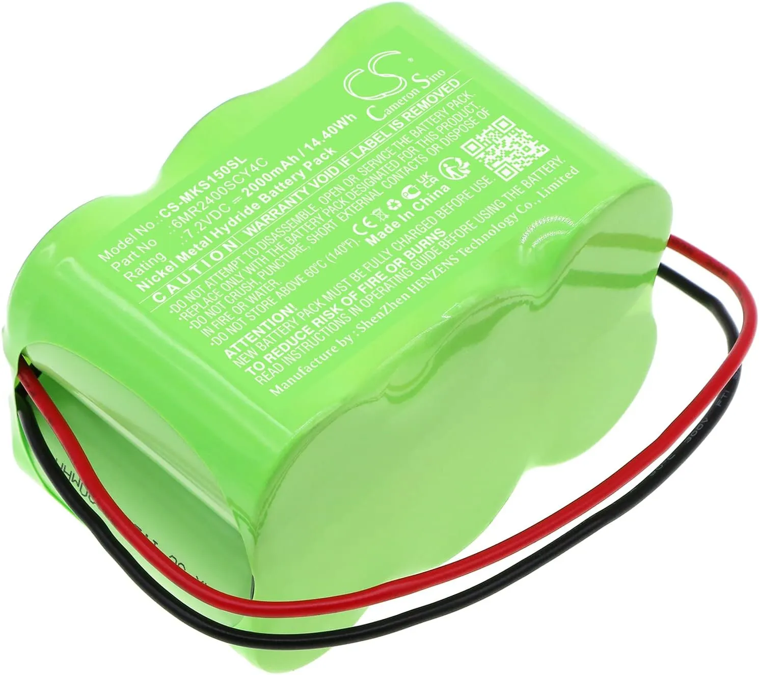 2000mAh/7.2V Replacement Battery for Kathrein MSK15 6MR2400SCY4C