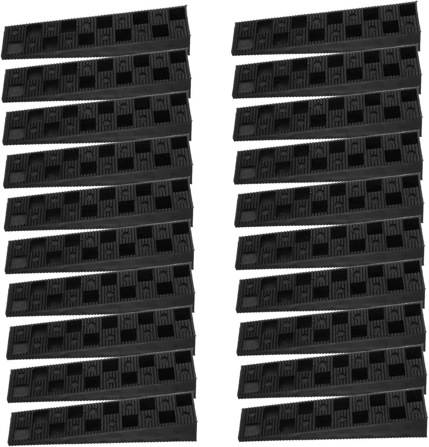 20pcs Adjustable Plastic Leveling Shims for Window Installation Construction and Home Improvement Wedges Small Cushion Pads