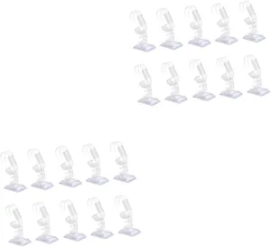20pcs Plastic Watch Display Stand c Ring Holders for Jewelry Elegant Bracelet and Watch Organizer for Store and Home Use