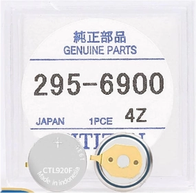295-6900 Battery,Compatible with Citizen Ecodrive Battery Replacement for Panasonic 295-69 Capacitor Battery for E210, E260, E270, E600, E610, E650, E660, E670, G900, Tool Repair Kit