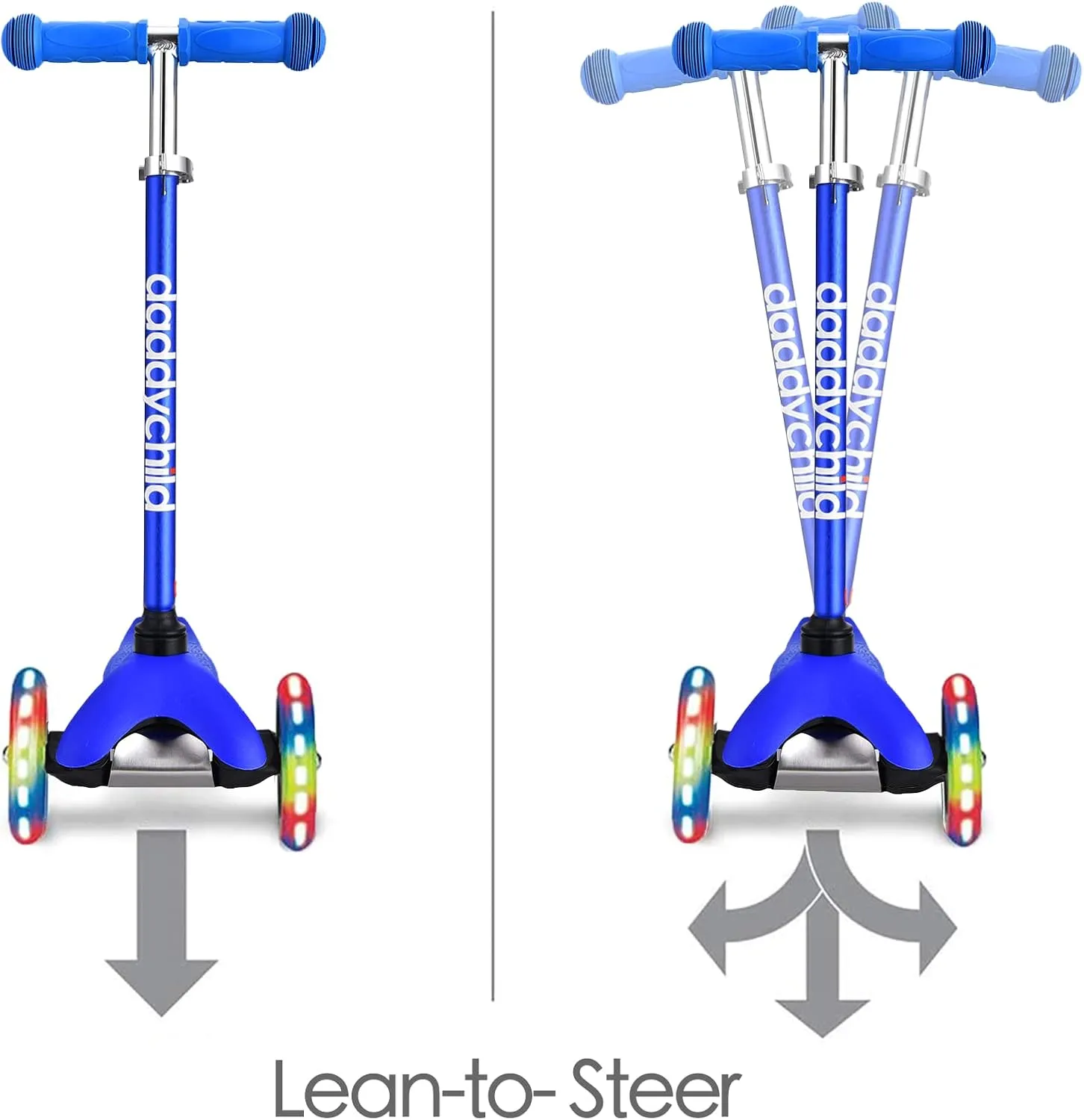 3 Wheel Scooters for Kids, Kick Scooter for Toddlers 3-6 Years Old, Boys and Girls Scooter with Light Up Wheels, Mini Scooter for Children