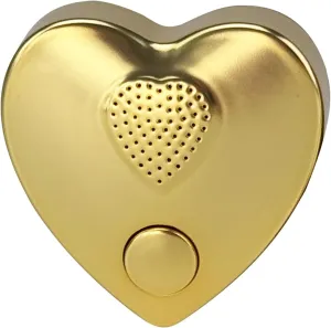350s Voice Box Recordable Presents Button Sound Box for Stuffed Animals, Voice Recorder for Mother's Day Valentine Christmas Plush Toy,Manual DIY Creative Sound Present for Boys Girls (Gold)