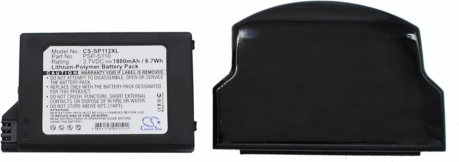 3.7V PSP-S110 Battery Replacement for PSP-3000 PSP 2th PSP-2000 Silm PSP-3004 Lite PSP-3001