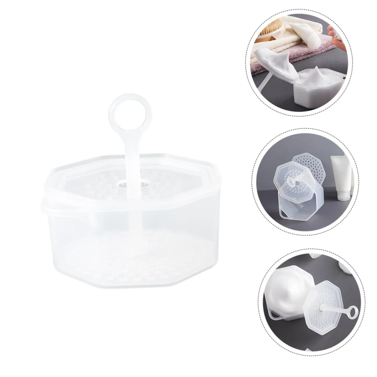 4 Sets Facial Bubble Maker Bottle Skincare Tool Foam Dispenser Face Wash Foamer Cup Cleansing Foam
