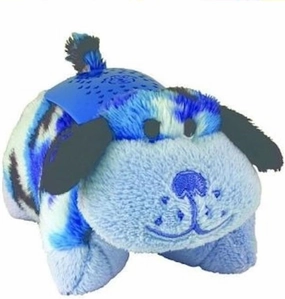 4" Mini Dream Lites Pillow Pets Camo Dog Blue