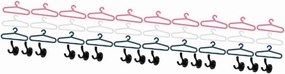 4 Sets Scale Dollhouse Mini Hangers Mini Hook Hanger for Doll House Lifelike Tiny Set