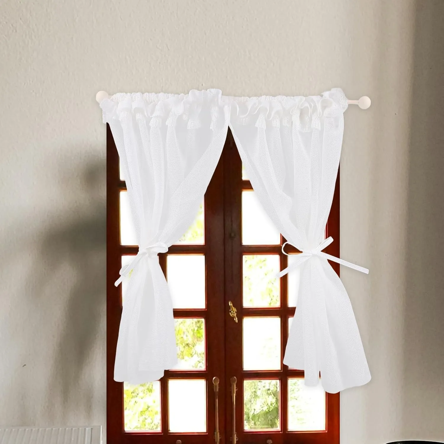 4pcs Miniature Dollhouse Curtain Decoration Cute Prop for Dolls House Furniture Accessories Versatile Window Decor for Imaginative Play and Creative Scenarios Curtain
