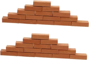 50pcs Miniature Bricks Tiny Bricks for DIY Models for School Projects and Creative Building Displays