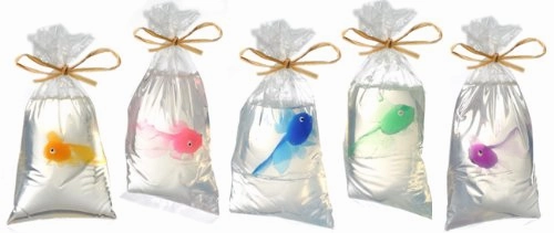 5 My Pet Fish® Soap in a Bag- Party Favor, Carnival Prize, Fish soap Game Prize-To order please visit our Just Bubbly website or our Etsy shop!
