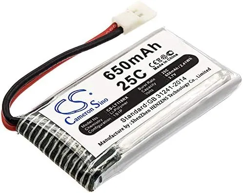 650mAh Replacement Battery for Cheerson CX-30W (3.7V)
