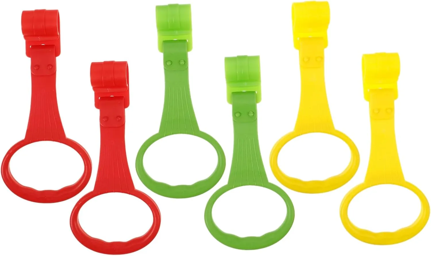 6pcs Hanging Toys Pull up Rings for Infants Toys for Toddlers for Playpen Safe Learning to Walk Assistant