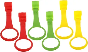 6pcs Hanging Toys Pull up Rings for Infants Toys for Toddlers for Playpen Safe Learning to Walk Assistant