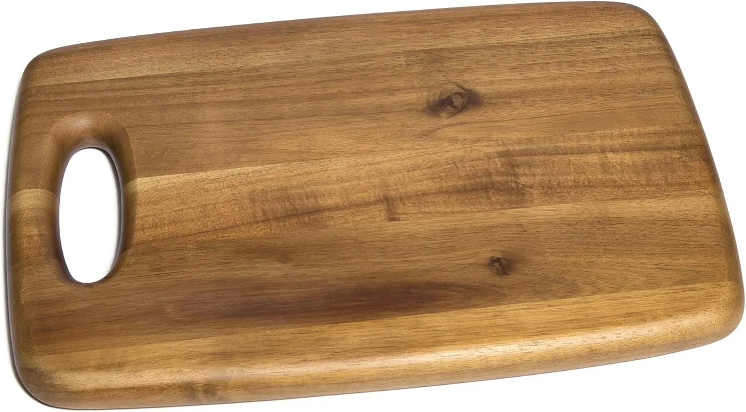 Acacia Rect. Cutting board, cut-out handle, 15X10X1”