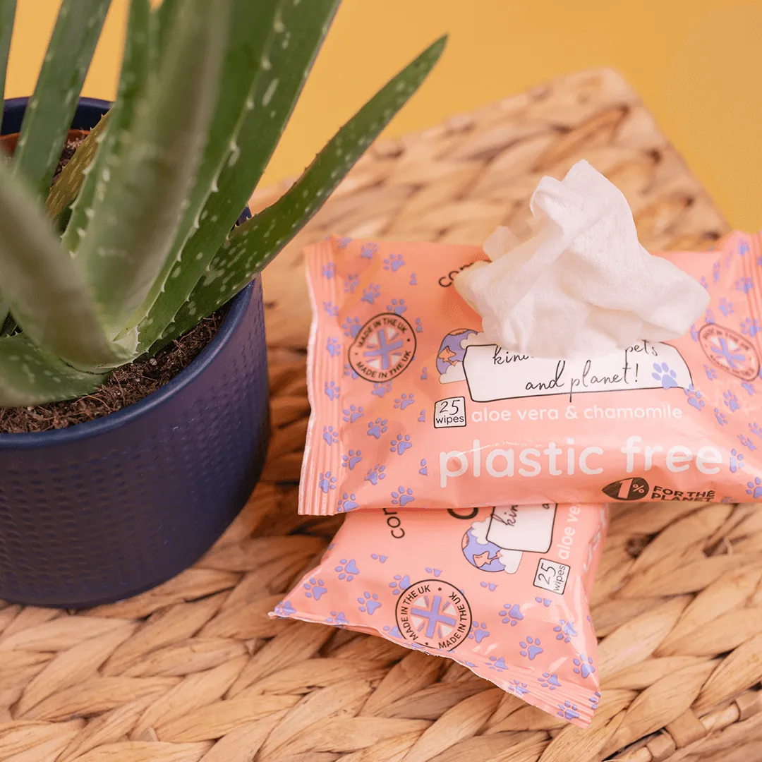 Adios Plastic - Compostable Pet Wipes (25 wipes)