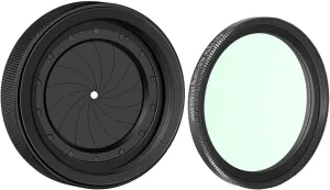 Adjustable Iris Aperture Diaphragm UV Filter KIT M30 to M37 Iris Aperture Diaphragm Adapter Optical Diaphragm 1.5-26mm Lens Module Adapter Ring PVS-31 PVS-14 Optics