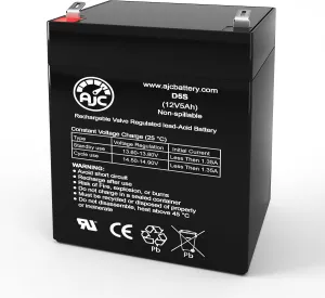 AJC Battery Compatible with Go-Ped I-Ped2 12V 5Ah Electric Scooter Battery