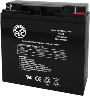 AJC Battery Compatible with Golden Technologies LiteRider GL110 12V 22Ah Wheelchair Battery