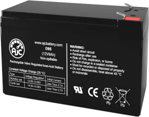 AJC Battery Compatible with Liebert Nfinity 12V 9Ah UPS Battery