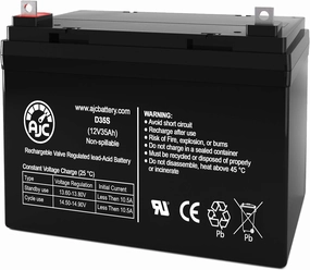 AJC Battery Compatible with Hoveround MPV 4 12V 35Ah Mobility Scooter Battery