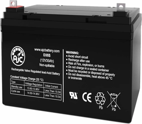 AJC Battery Compatible with Hoveround MPV 4 12V 35Ah Wheelchair Battery