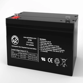 AJC Battery Compatible with Permobil Chairman 2K 12V 75Ah Wheelchair Battery