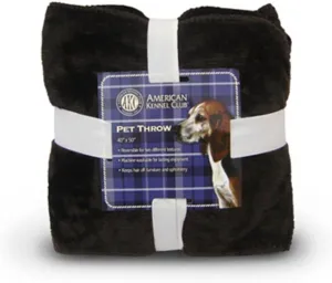 American Kennel Club Akc9089tv Fleece Pet Throw, Assorted Colors