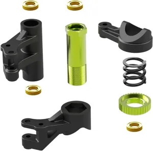 AMORIL Aluminium Steering Servo Saver Set 1/10 RC Car,Complete for RZ001G-A,Part Number R11030