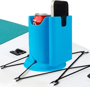 ANGAR Paddleboard Cup Holder, Paddle Board and Kayak Drink Holder, 2-in-1 Anti-Flip Drink & Phone Holder