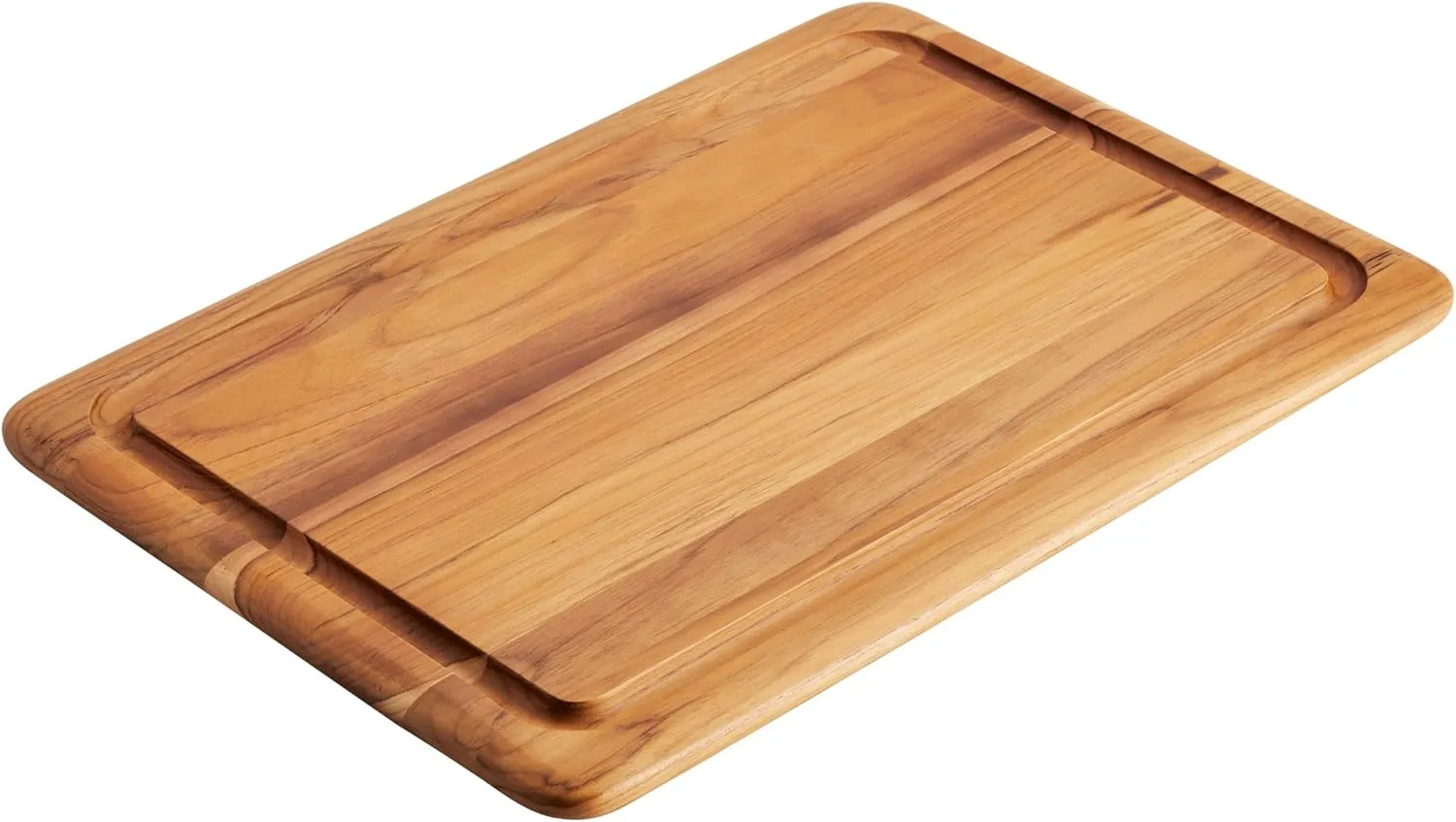 Anolon Pantryware Reversible Teak Wooden Cutting/Carving Board, 14 Inch x 20 Inch - Wood