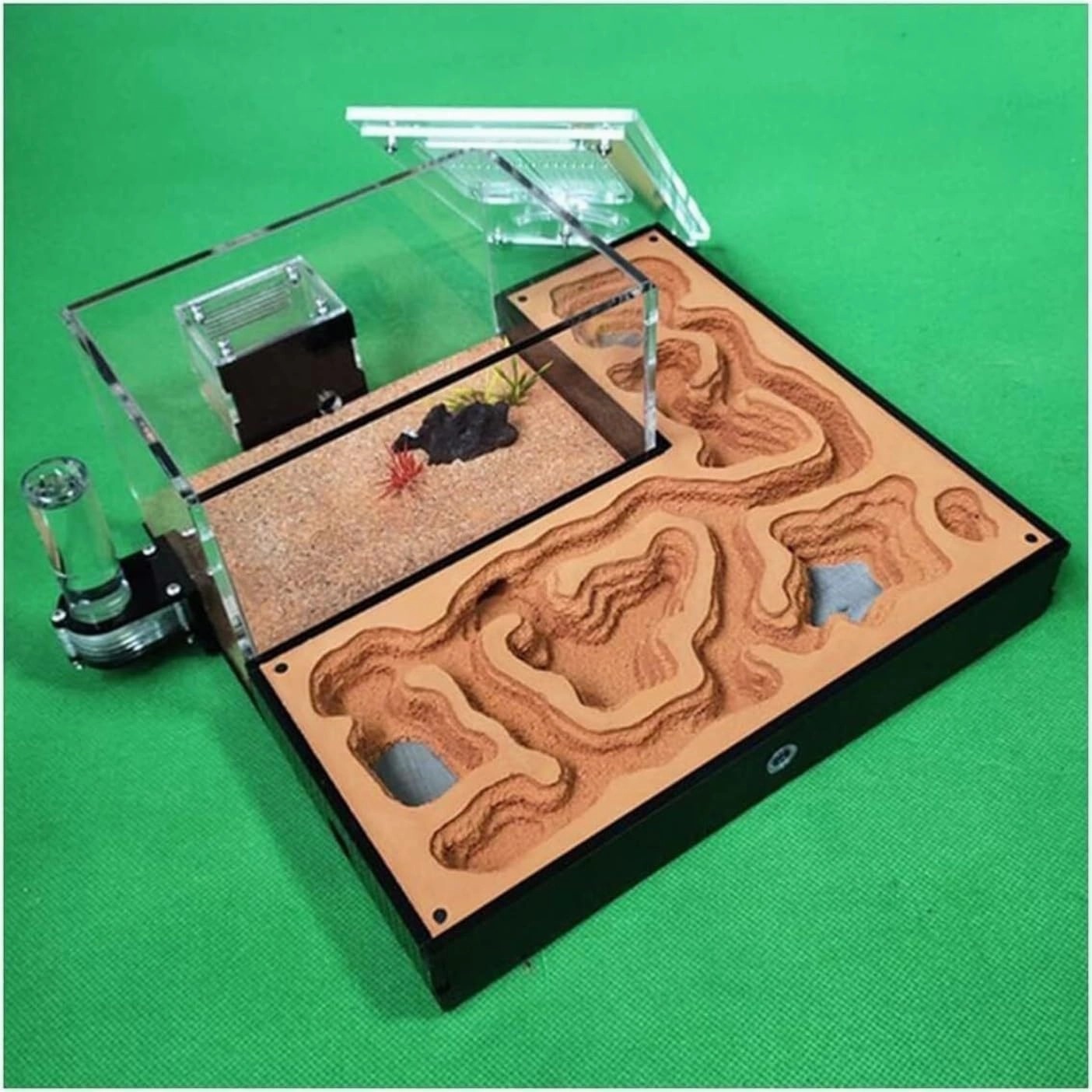 Ant Farm Ant Nest Ant House Classic Ant Farm Acrylic Plaster Ant Castle Flat Ant Hill Habitat Feeding Area Workshop Ant Nest Farm Ant Farm for Live Ants