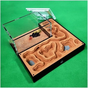 Ant Farm Ant Nest Ant House Classic Ant Farm Acrylic Plaster Ant Castle Flat Ant Hill Habitat Feeding Area Workshop Ant Nest Farm Ant Farm for Live Ants