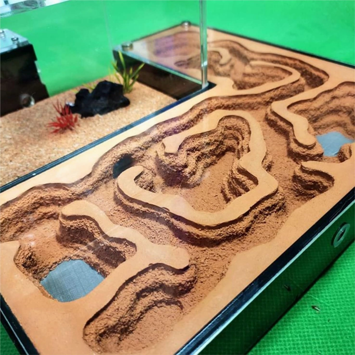 Ant Farm Ant Nest Ant House Classic Ant Farm Acrylic Plaster Ant Castle Flat Ant Hill Habitat Feeding Area Workshop Ant Nest Farm Ant Farm for Live Ants