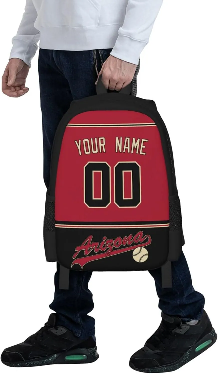ANTKING Arizona Backpack High capacity Custom Any Name and Any Number Gifts for Kids Men Fans
