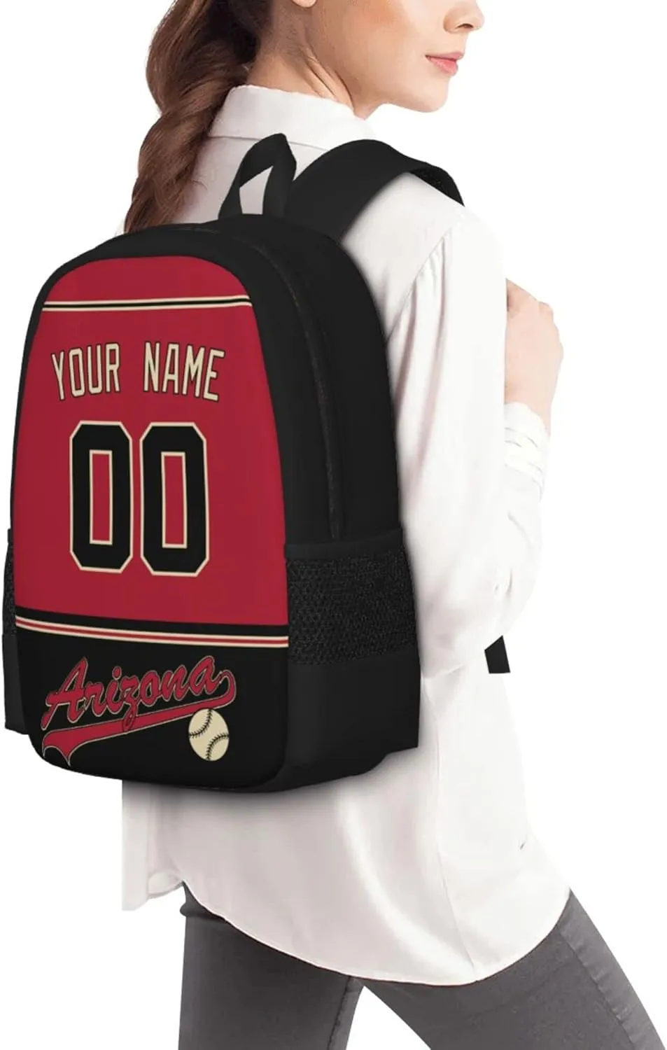 ANTKING Arizona Backpack High capacity Custom Any Name and Any Number Gifts for Kids Men Fans