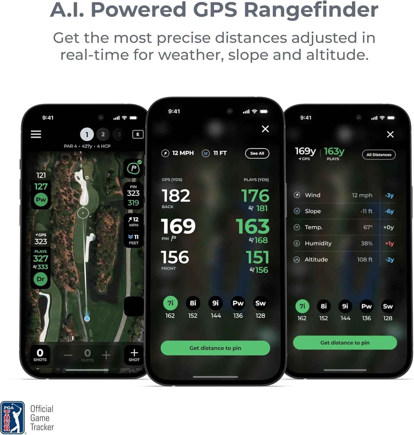 Arccos Smart Sensors: Automatic Golf Game Tracking System, A.I. Powered GPS Rangefinder & Smart Club Distances