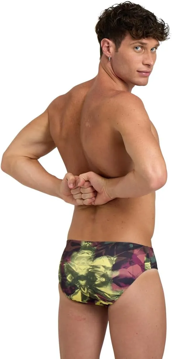 ARENA Performance Men's Hero Camo Swim Brief Chlorine Proof MaxLife Intensive Training Suit