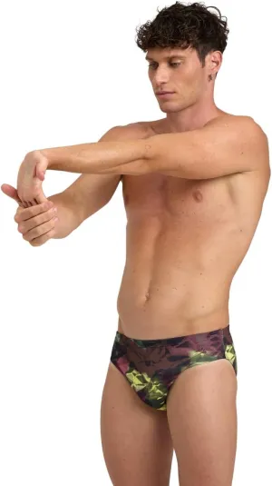 ARENA Performance Men's Hero Camo Swim Brief Chlorine Proof MaxLife Intensive Training Suit