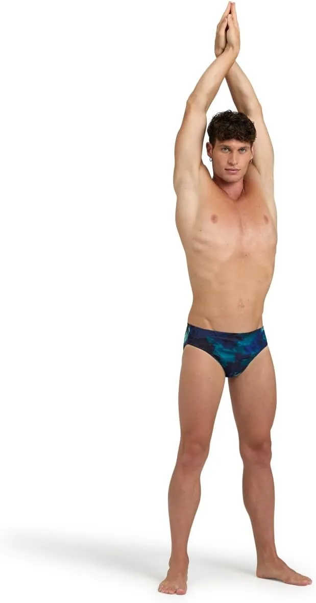 ARENA Performance Men's Hero Camo Swim Brief Chlorine Proof MaxLife Intensive Training Suit