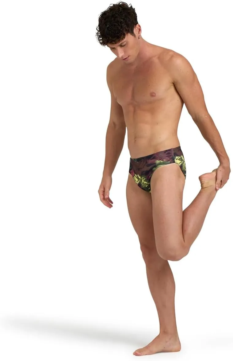 ARENA Performance Men's Hero Camo Swim Brief Chlorine Proof MaxLife Intensive Training Suit